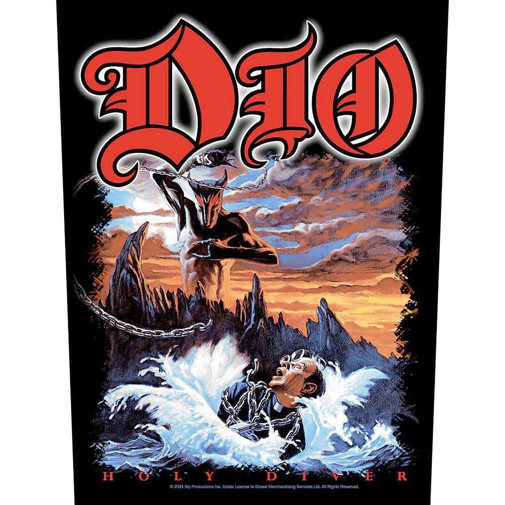 Dio - Holy Diver Rugpatch - Zwart